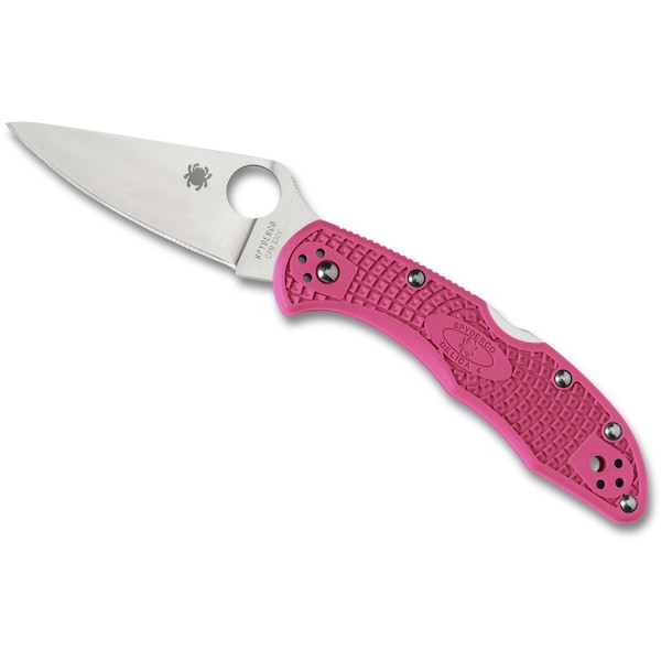 2024 Spyderco Reveal 6 Delica Pink Heels Cmp S30Vl Plain Edge